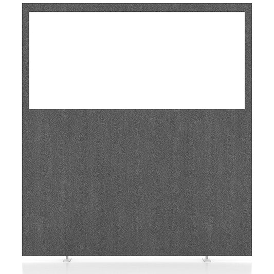 Impulse Plus Clear Half Vision Floor Screen, 1600x1800mm, Lead