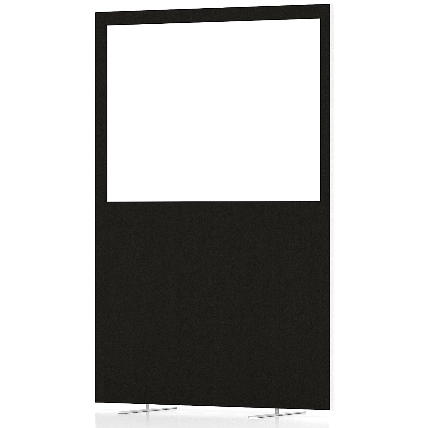 Impulse Plus Clear Half Vision Floor Screen, 1200x1800mm, Black