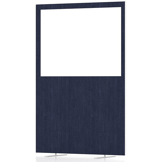 Impulse Plus Clear Half Vision Floor Screen, 1200x1800mm, Royal Blue