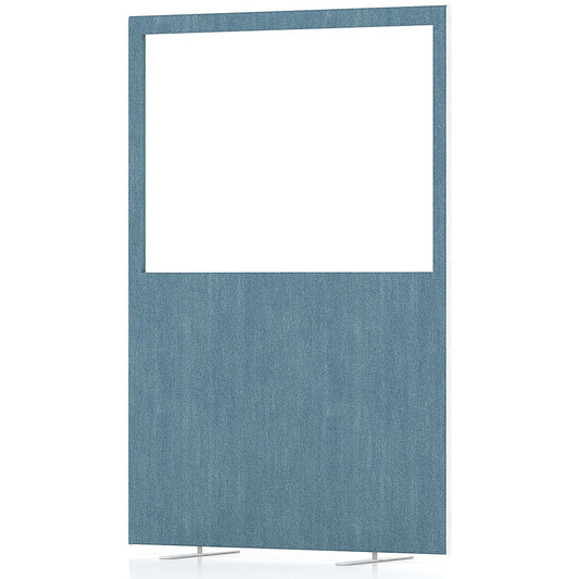Impulse Plus Clear Half Vision Floor Screen, 1200x1800mm, Sky Blue