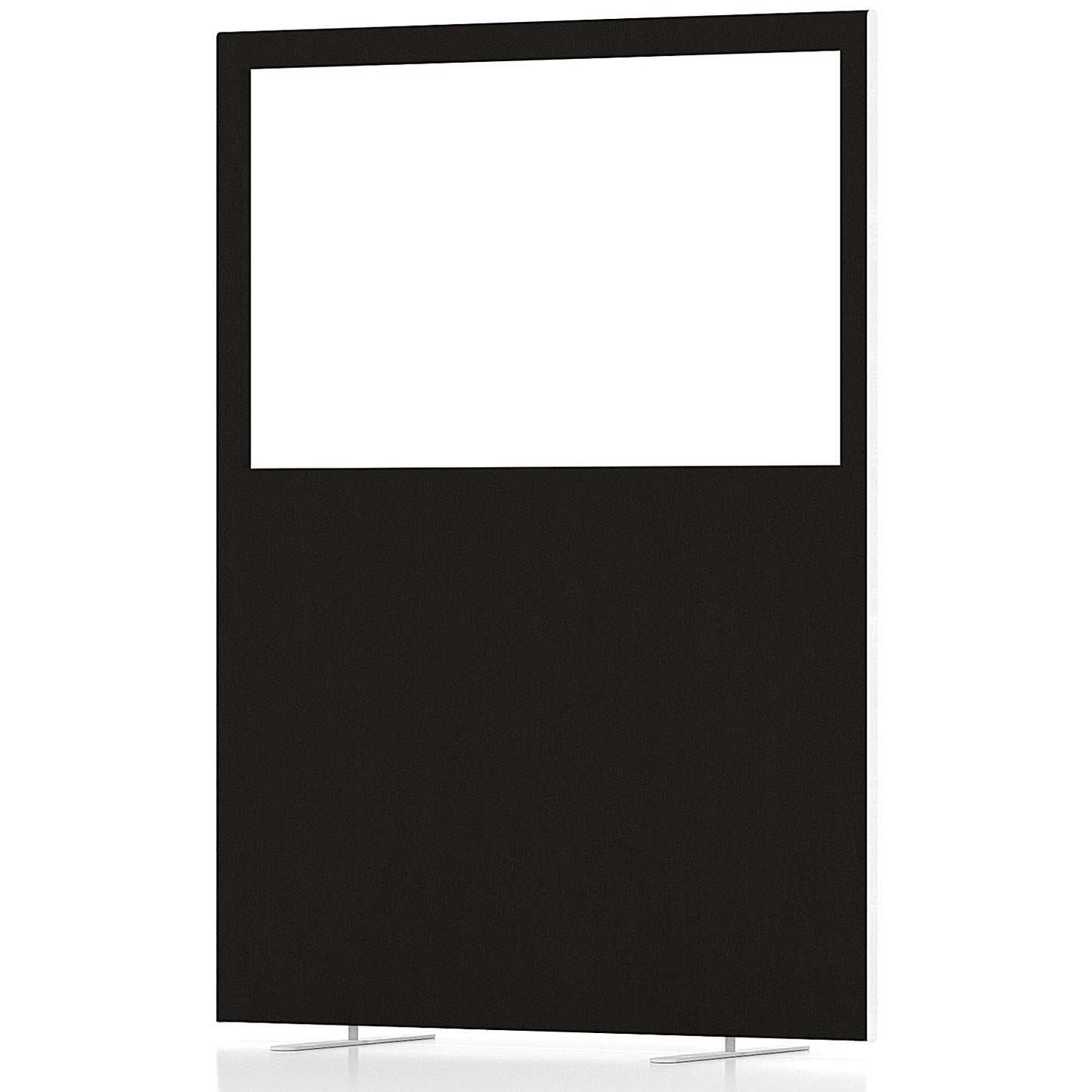 Impulse Plus Clear Half Vision Floor Screen, 1200x1650mm, Black