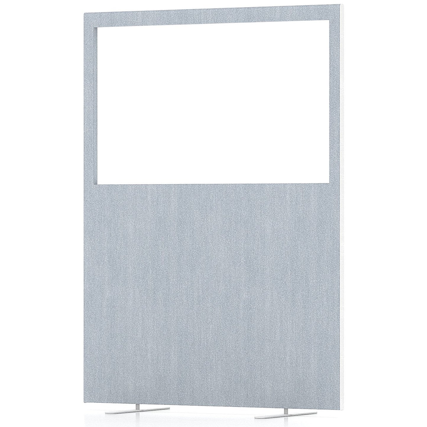 Impulse Plus Clear Half Vision Floor Screen, 1200x1650mm, Light Grey