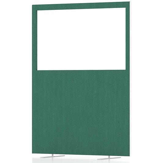 Impulse Plus Clear Half Vision Floor Screen, 1200x1650mm, Palm Green