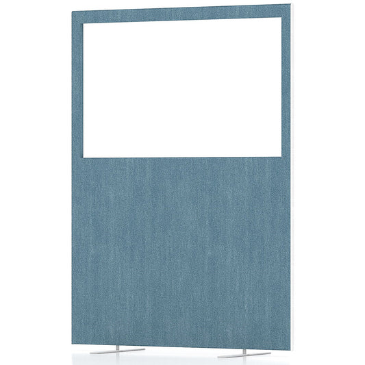 Impulse Plus Clear Half Vision Floor Screen, 1200x1650mm, Sky Blue