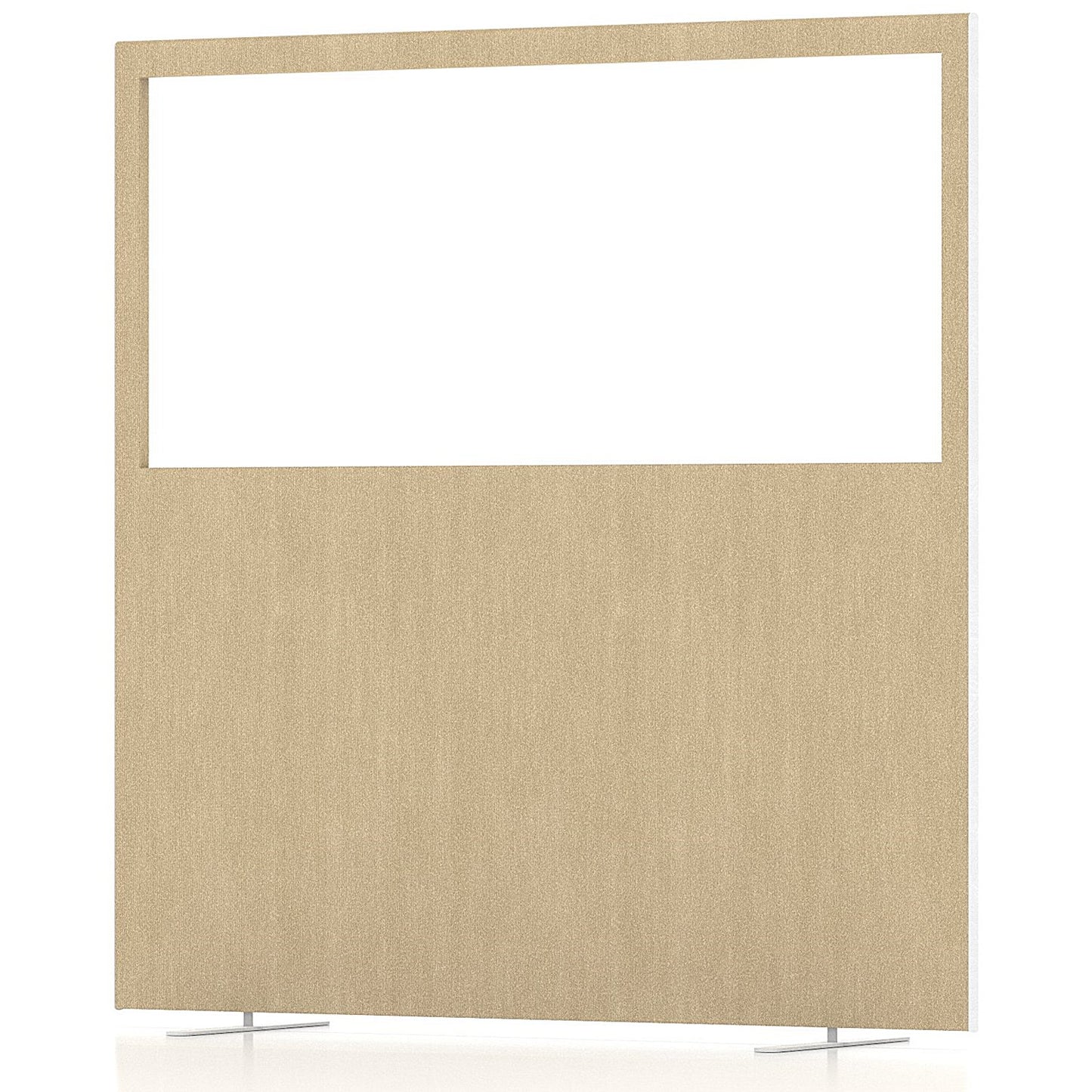 Impulse Plus Clear Half Vision Floor Screen, 1600x1500mm, Beige