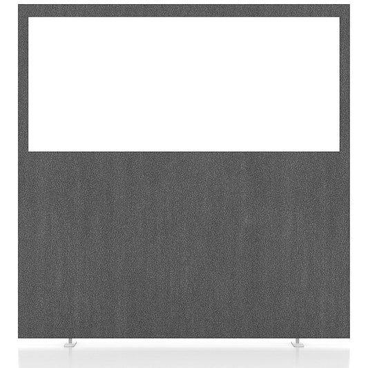 Impulse Plus Clear Half Vision Floor Screen, 1600x1500mm, Lead