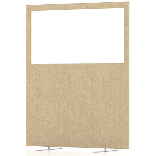 Impulse Plus Clear Half Vision Floor Screen, 1200x1500mm, Beige