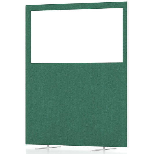Impulse Plus Clear Half Vision Floor Screen, 1200x1500mm, Palm Green