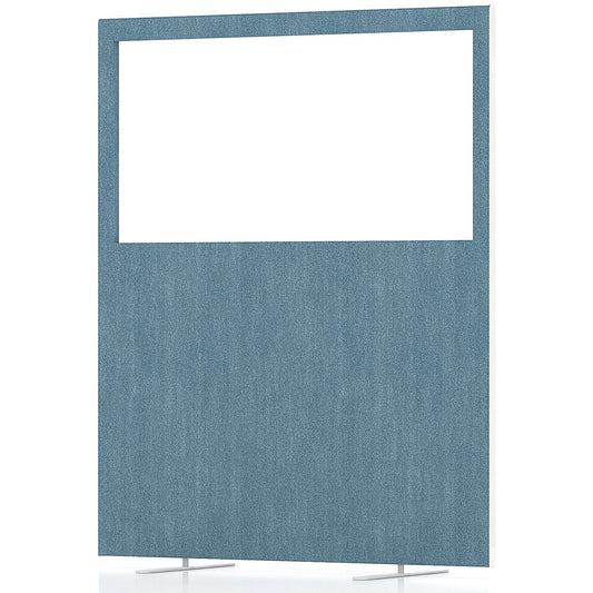 Impulse Plus Clear Half Vision Floor Screen, 1200x1500mm, Sky Blue