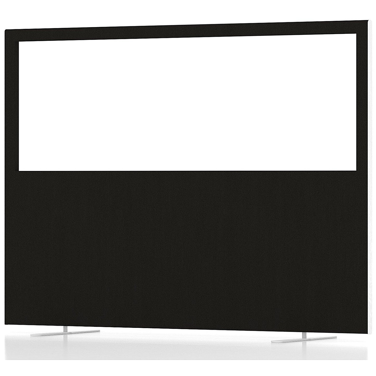 Impulse Plus Clear Half Vision Floor Screen, 1600x1200mm, Black
