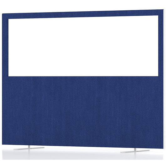 Impulse Plus Clear Half Vision Floor Screen, 1600x1200mm, Powder Blue