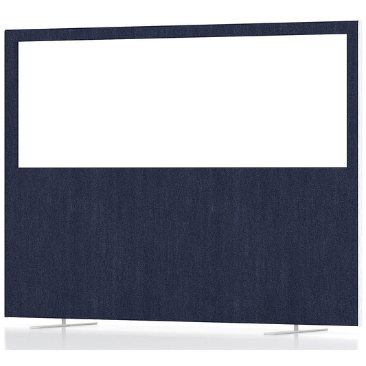Impulse Plus Clear Half Vision Floor Screen, 1600x1200mm, Royal Blue