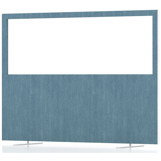 Impulse Plus Clear Half Vision Floor Screen, 1600x1200mm, Sky Blue