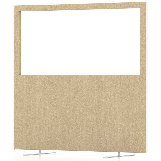 Impulse Plus Clear Half Vision Floor Screen, 1200x1200mm, Beige