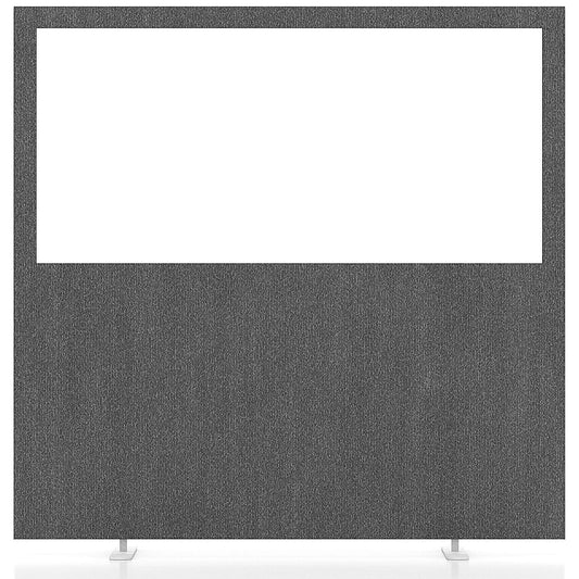 Impulse Plus Clear Half Vision Floor Screen, 1200x1200mm, Lead