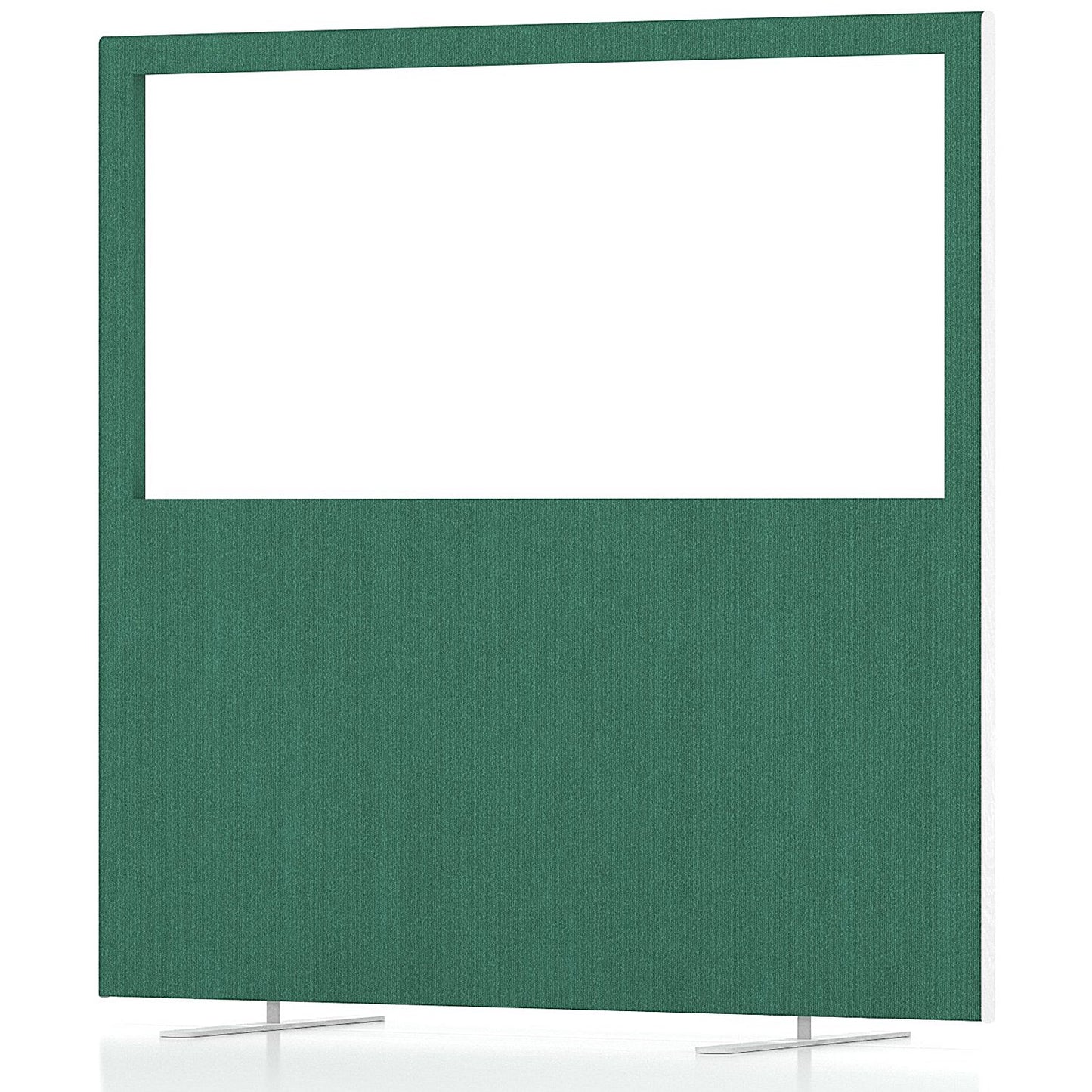 Impulse Plus Clear Half Vision Floor Screen, 1200x1200mm, Palm Green