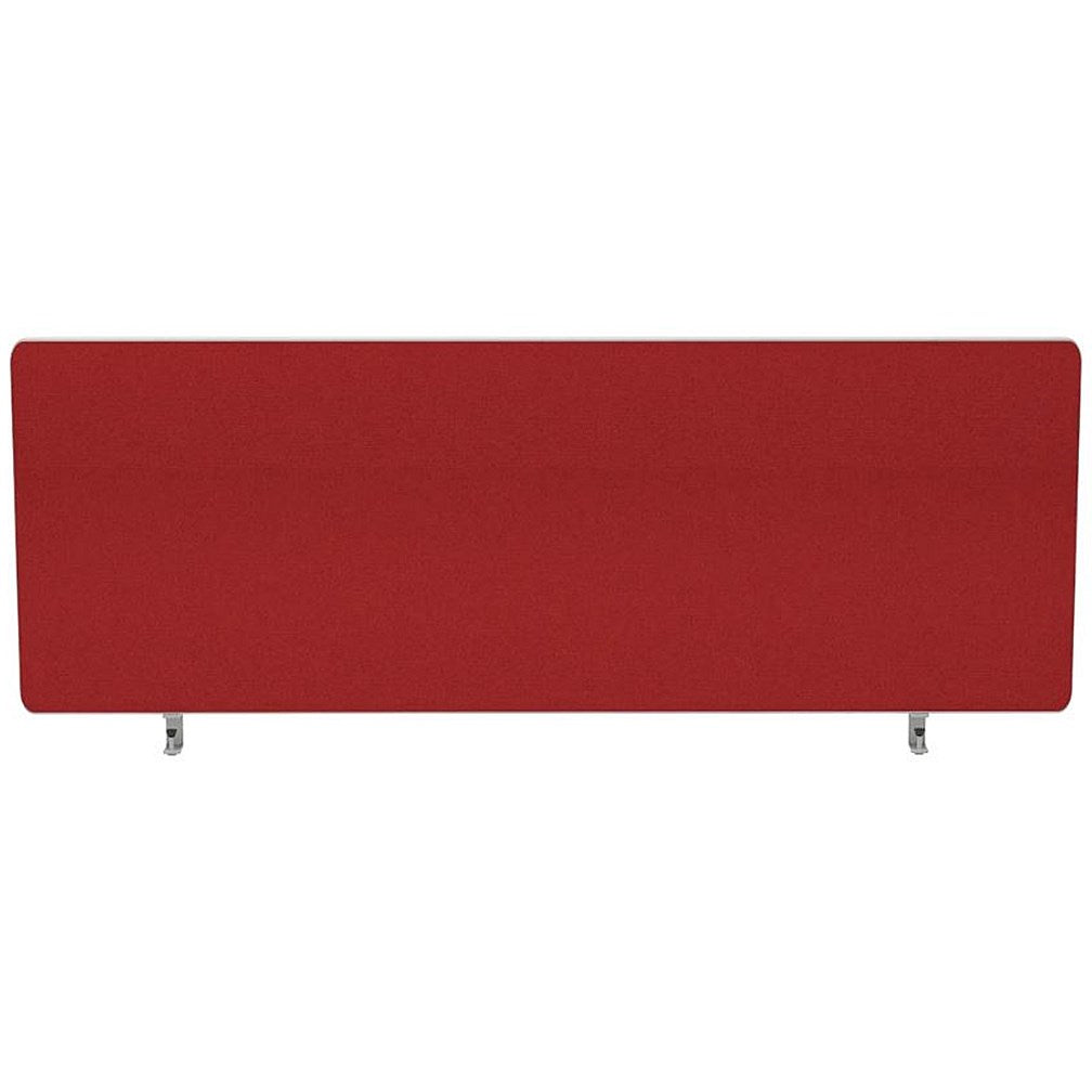 Impulse Plus Desk Screen, 1200x400mm, Burgundy