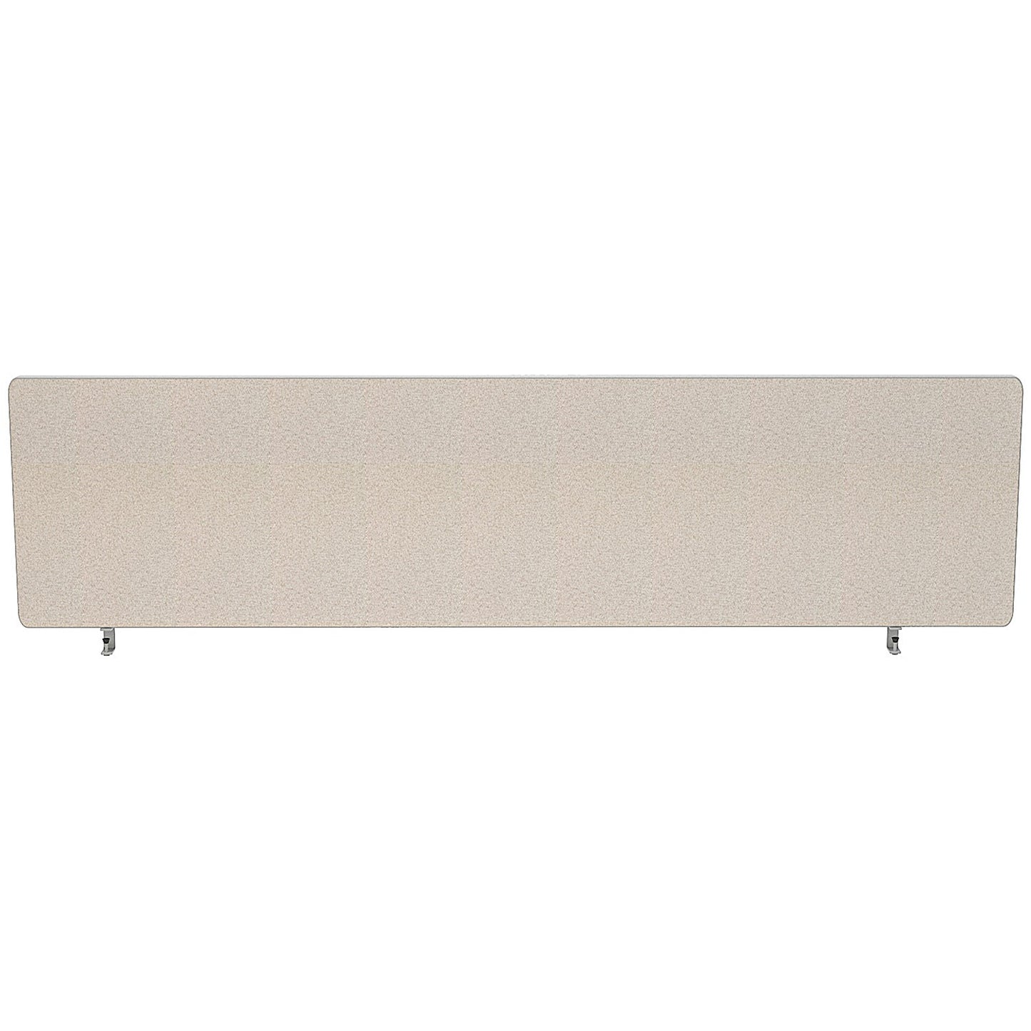 Impulse Plus Desk Screen, 1400x400mm, Light Grey