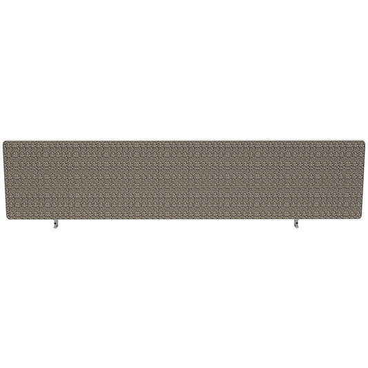 Impulse Plus Desk Screen, 1600x400mm, Lead