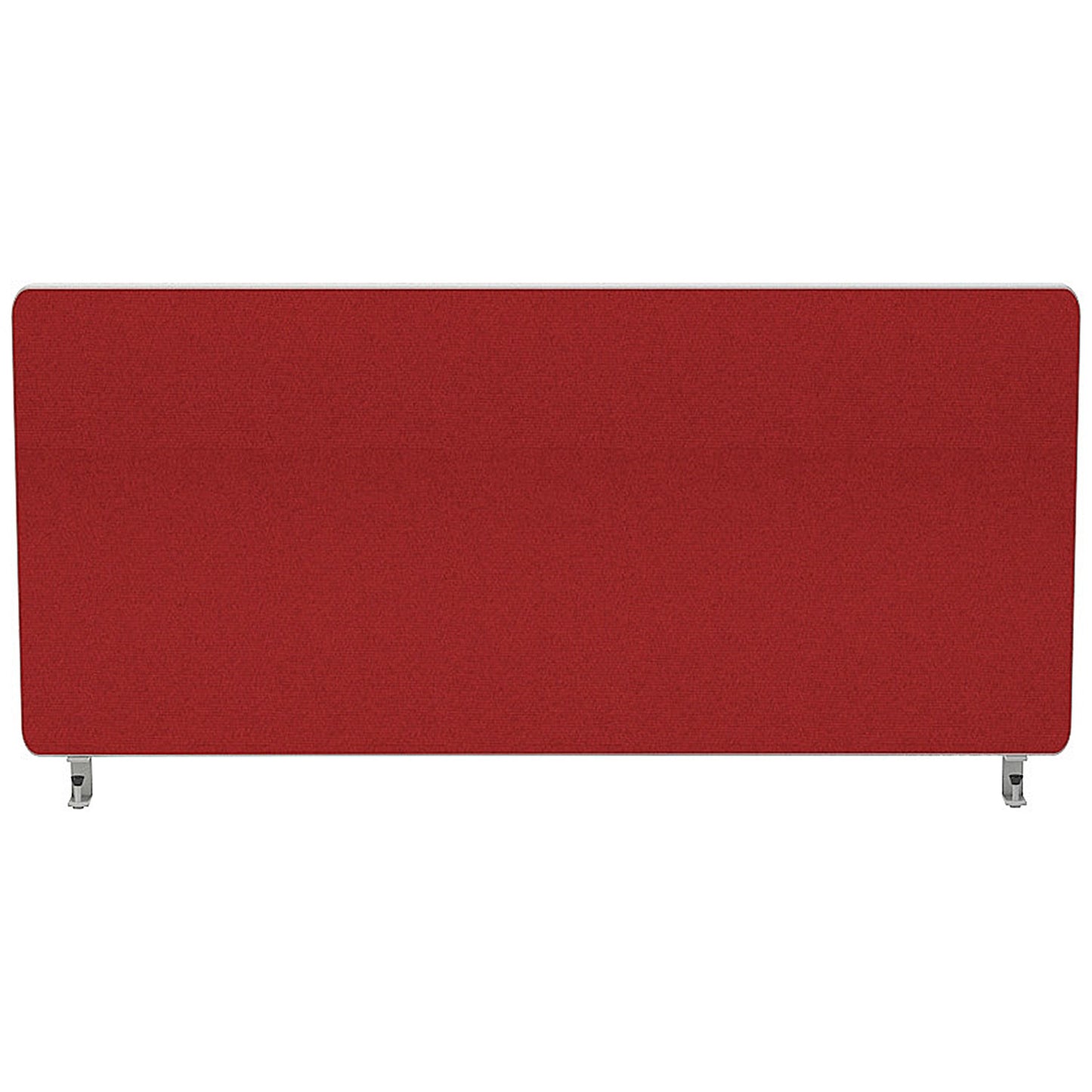 Impulse Plus Desk Screen, 800x300mm, Burgundy