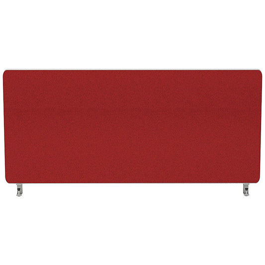 Impulse Plus Desk Screen, 800x300mm, Burgundy