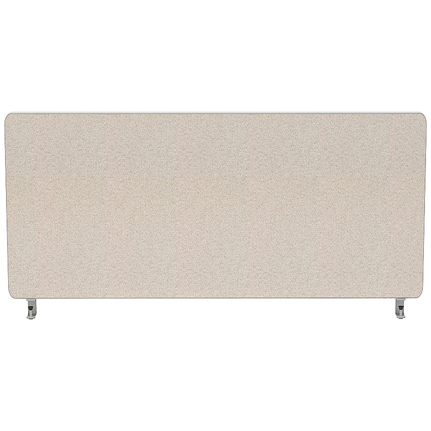 Impulse Plus Desk Screen, 800x300mm, Light Grey