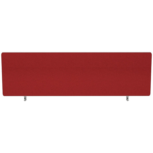 Impulse Plus Desk Screen, 1200x300mm, Burgundy