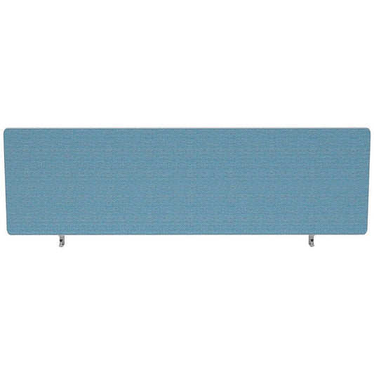 Impulse Plus Desk Screen, 1200x300mm, Sky Blue