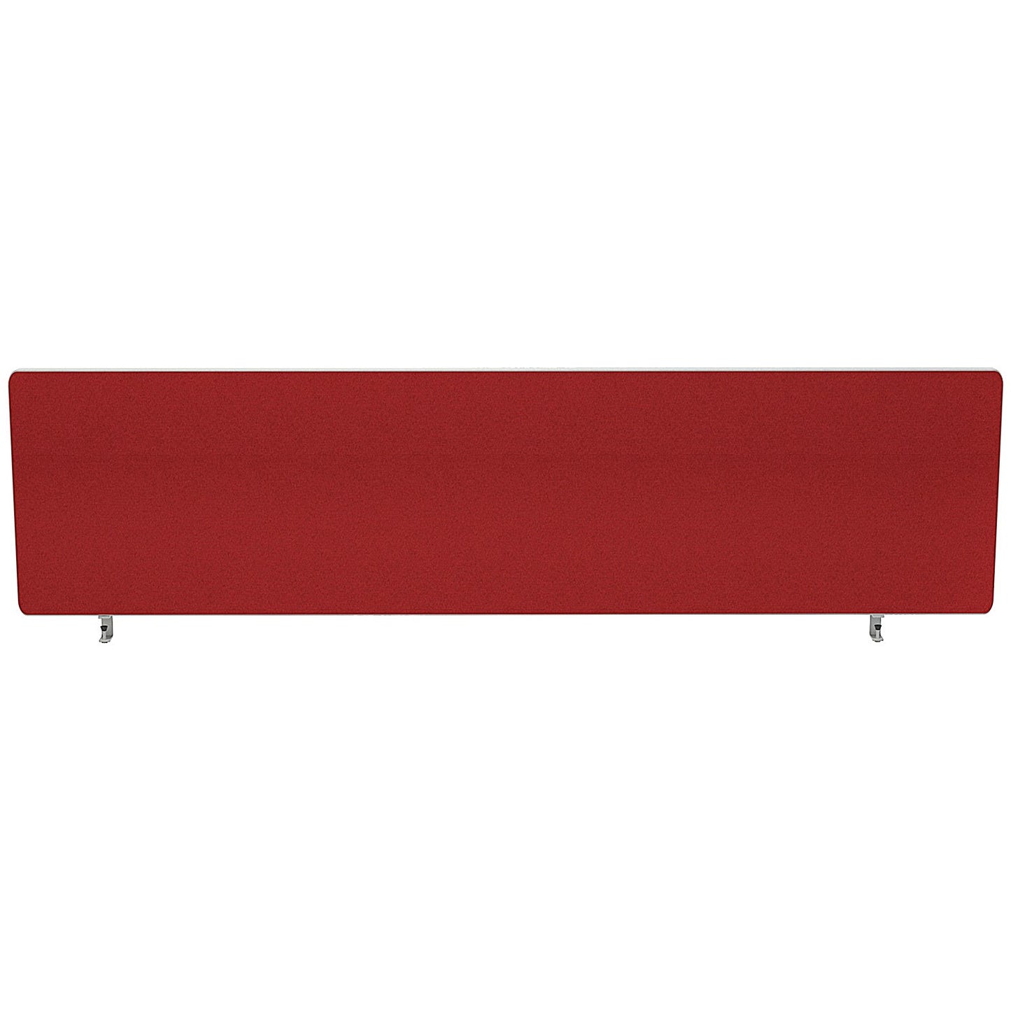 Impulse Plus Desk Screen, 1400x300mm, Burgundy