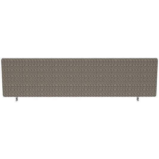 Impulse Plus Desk Screen, 1400x300mm, Lead