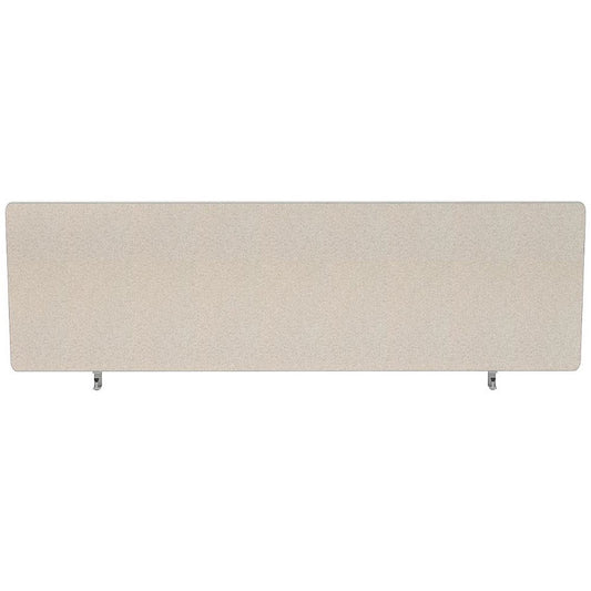 Impulse Plus Desk Screen, 1400x300mm, Light Grey