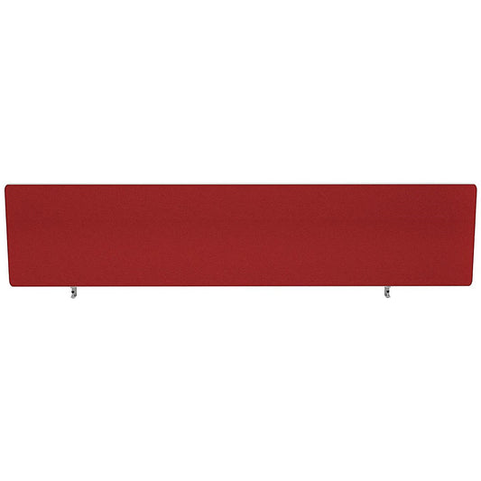 Impulse Plus Desk Screen, 1600x300mm, Burgundy