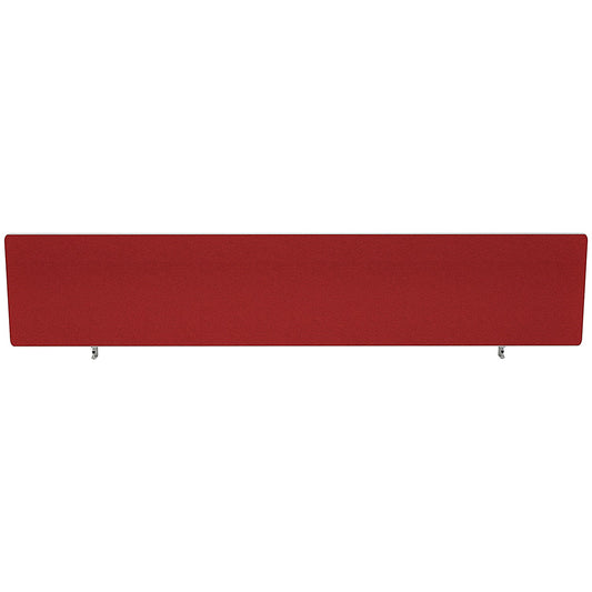 Impulse Plus Desk Screen, 1800x300mm, Burgundy
