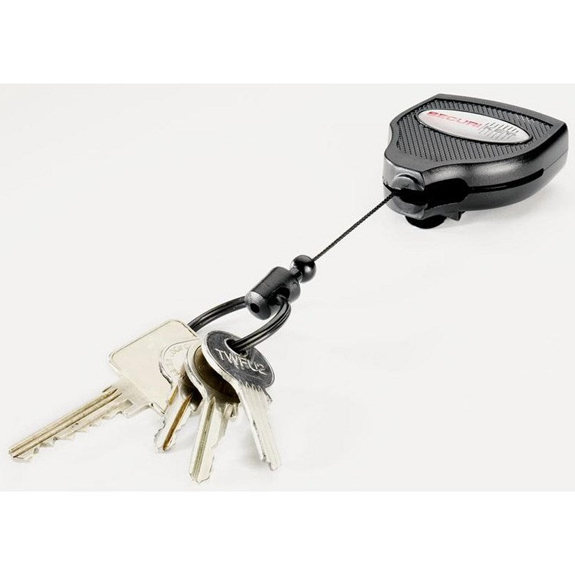 Securikey Super 48 Polycarbonate Deluxe Heavy Duty Self-Retracting Key Reel, Grey