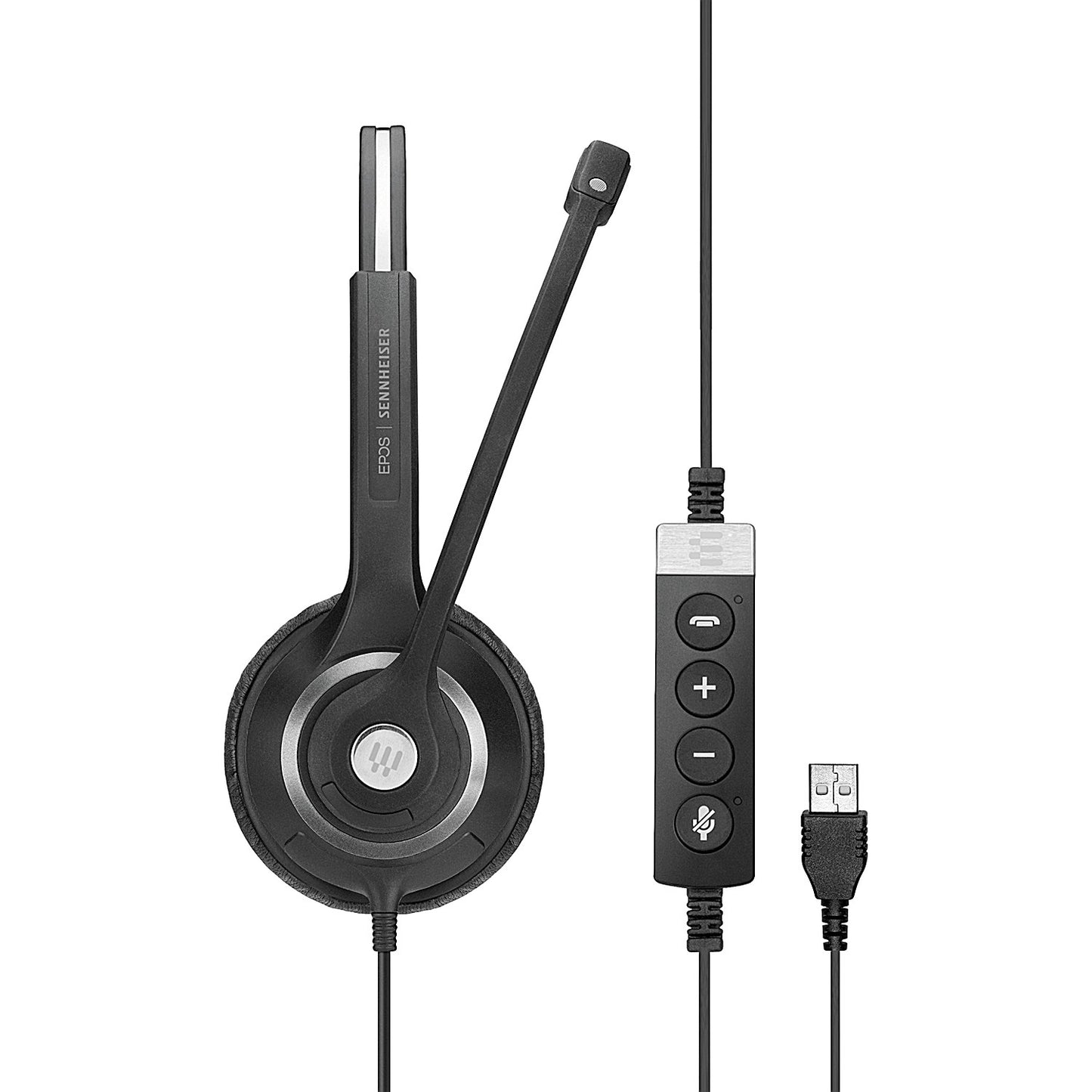 Epos Impact SC 260 USB MS II Wired Binaural Headband Headset Black 1000579