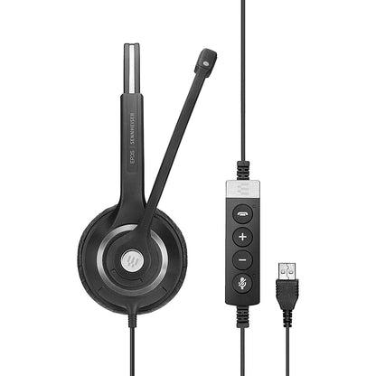 Epos Impact SC 260 USB MS II Wired Binaural Headband Headset Black 1000579