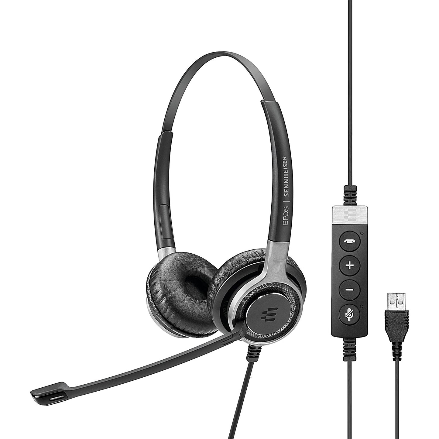 Epos Impact SC 660 USB ML Wired Headband Headset Black/Silver 1000553