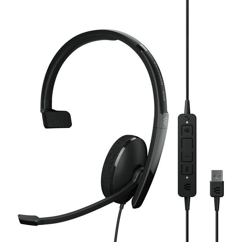 Epos Adapt 130 T Monaural USB Headset Black 1000899