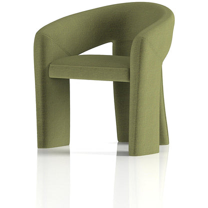 Boho Accent Chair, Forest Green