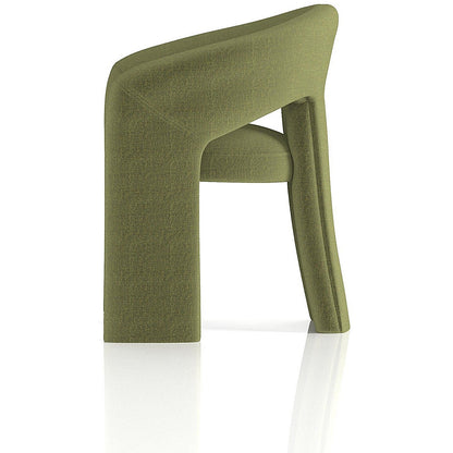 Boho Accent Chair, Forest Green