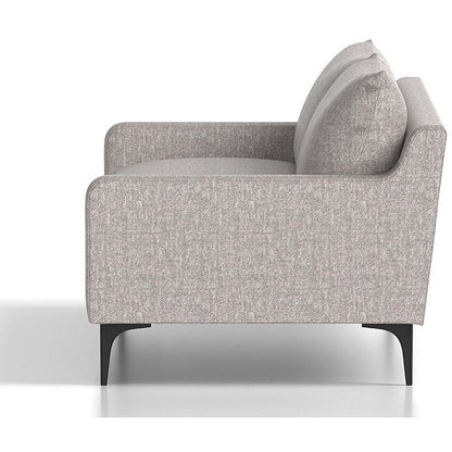 Emmy Cushioned 3 Seater Sofa, Light Grey