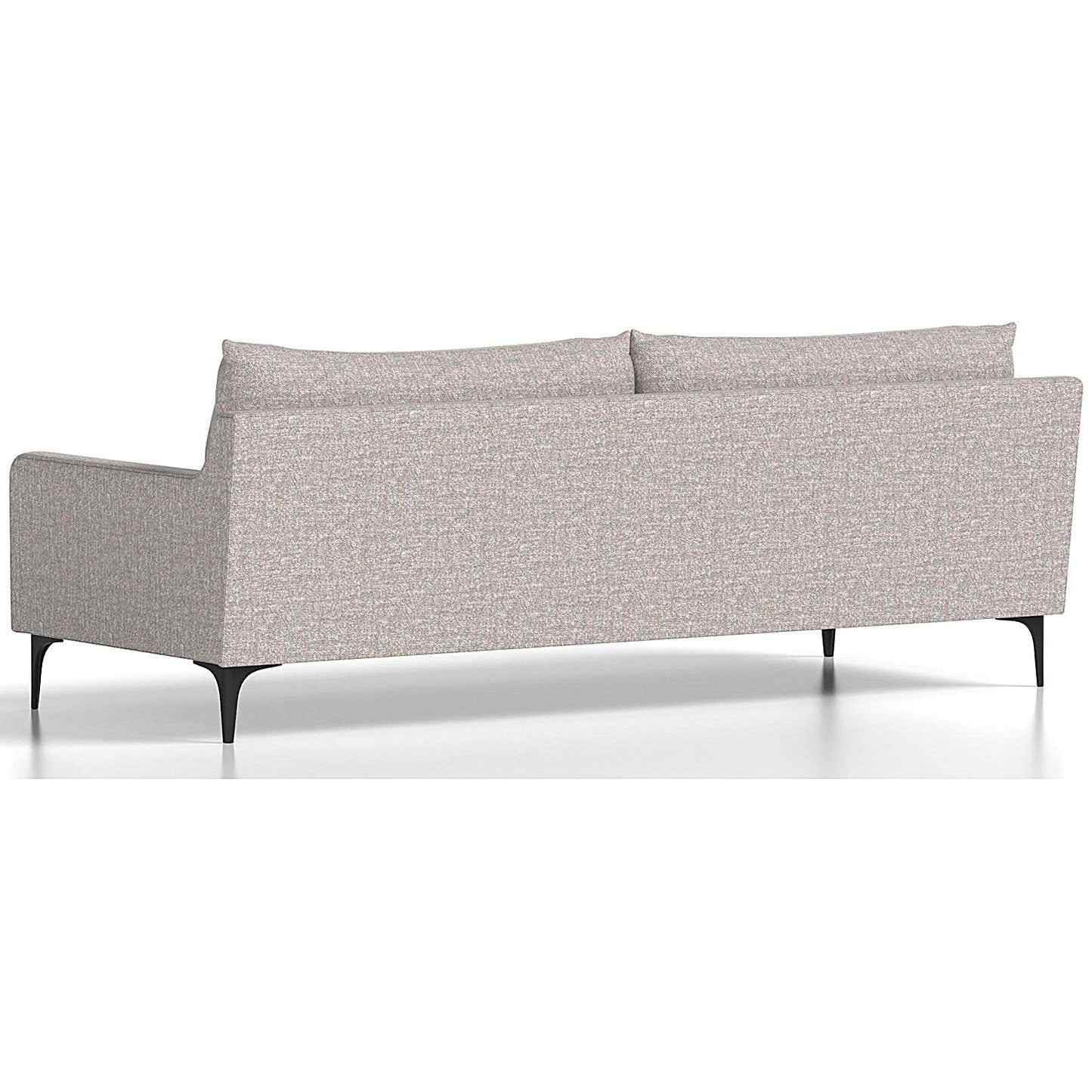 Emmy Cushioned 3 Seater Sofa, Light Grey