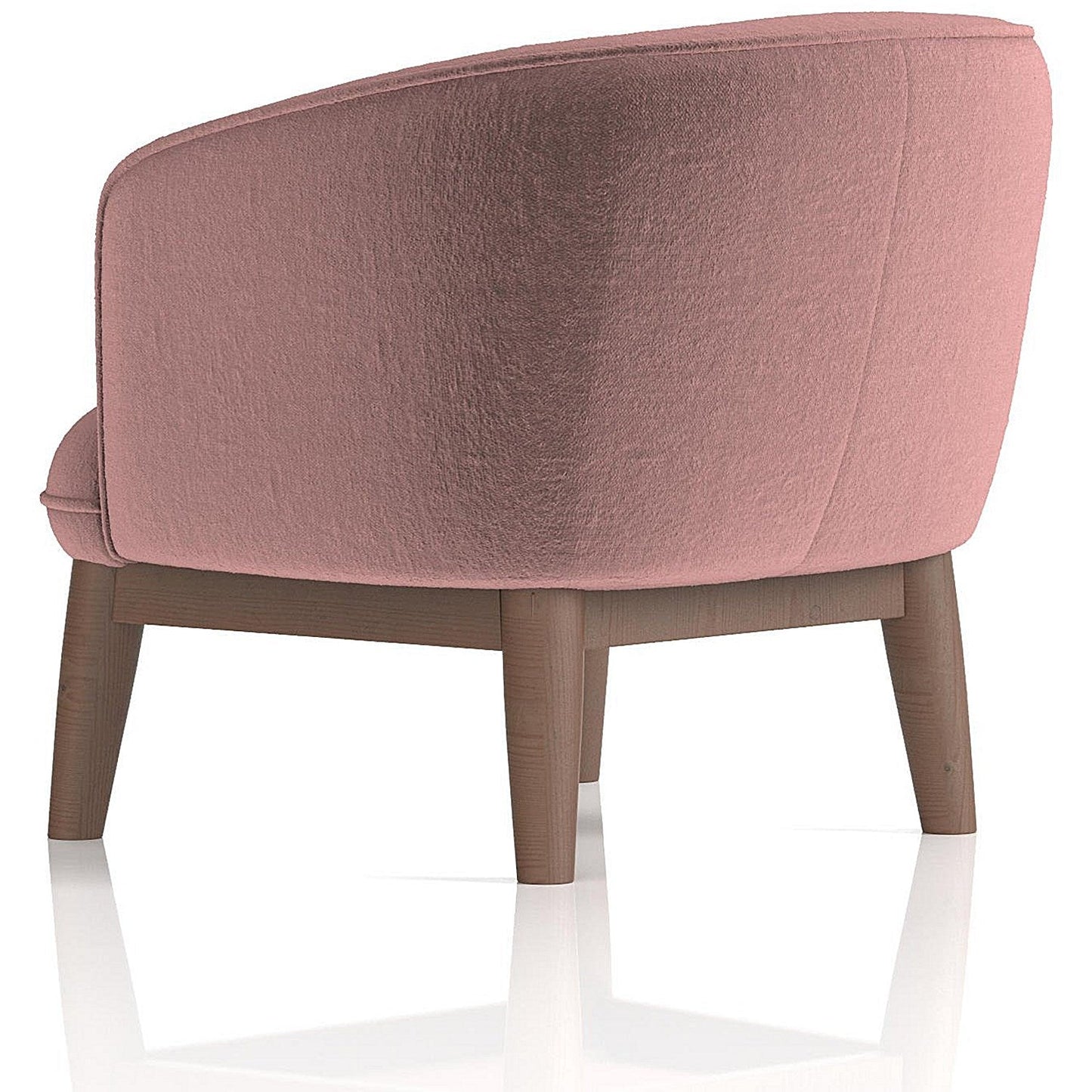 Lulu Accent Chair, Old Rosa