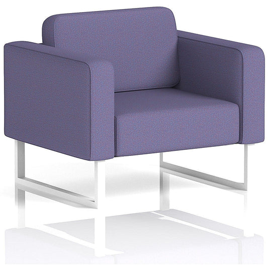 Brixworth Armchair, With White Legs, In Synergy Fabric, Order