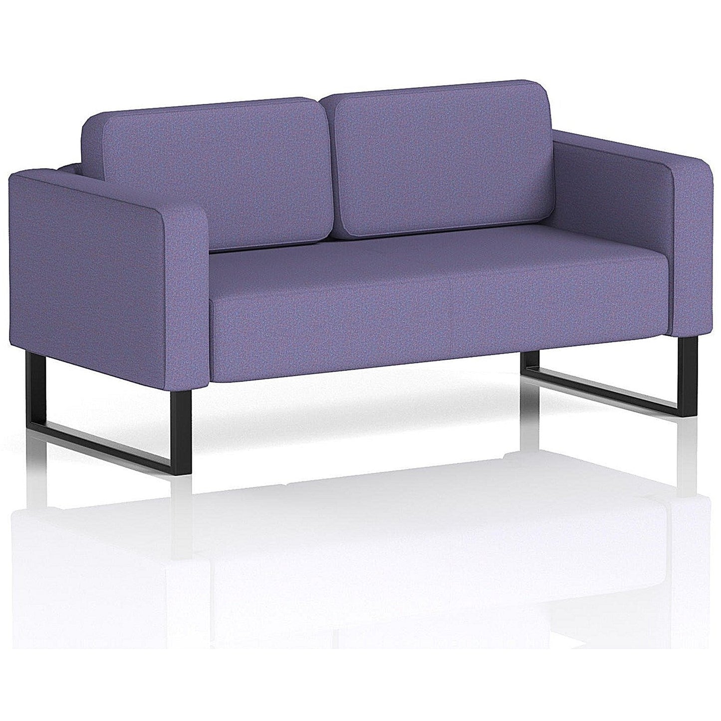 Brixworth 2 Seater Sofa, With Black Legs, In Synergy Fabric, Order