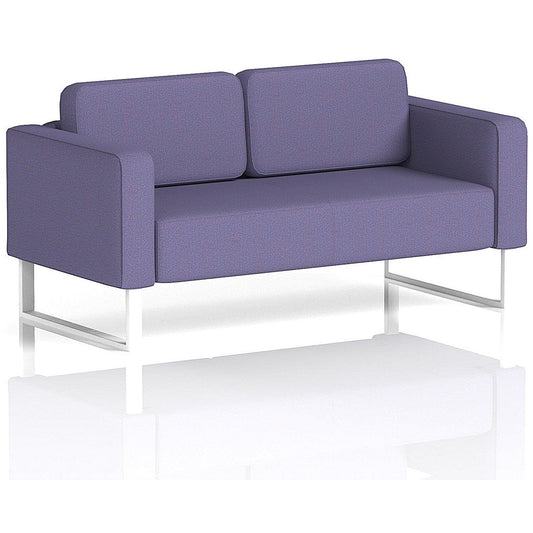 Brixworth 2 Seater Sofa, With White Legs, In Synergy Fabric, Order
