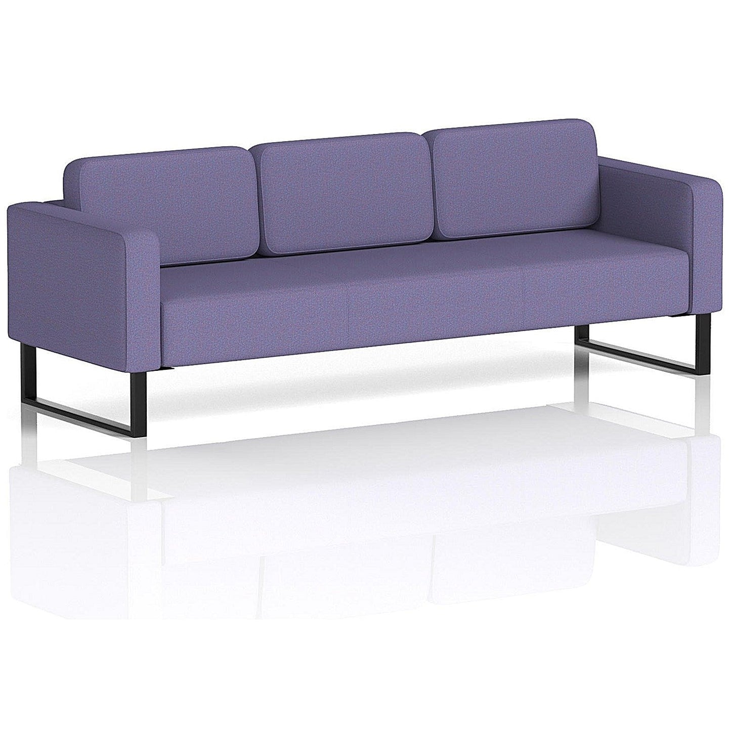 Brixworth 3 Seater Sofa, With Black Legs, In Synergy Fabric, Order
