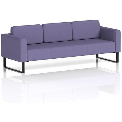 Brixworth 3 Seater Sofa, With Black Legs, In Synergy Fabric, Order
