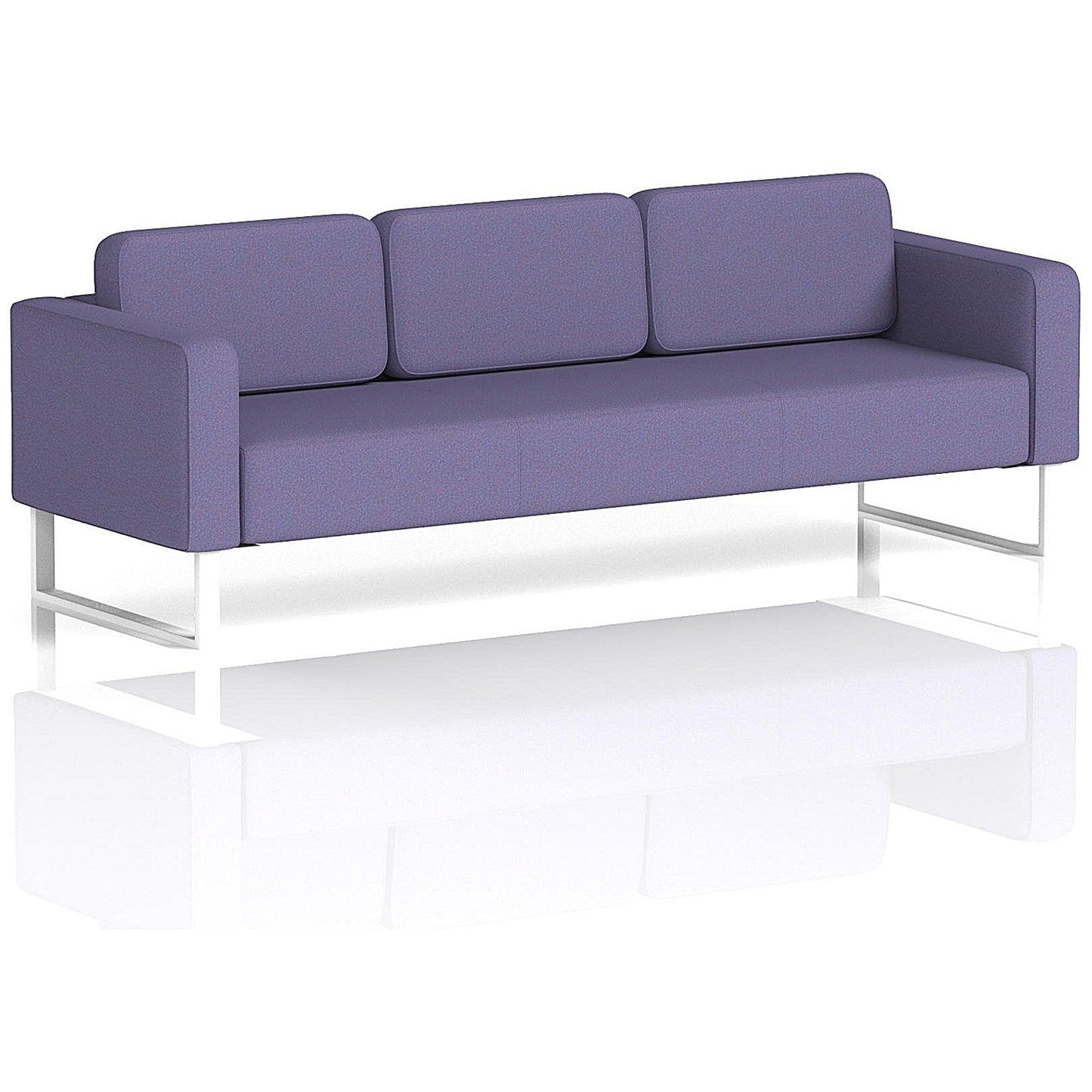 Brixworth 3 Seater Sofa, With White Legs, In Synergy Fabric, Order