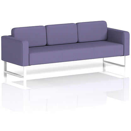 Brixworth 3 Seater Sofa, With White Legs, In Synergy Fabric, Order